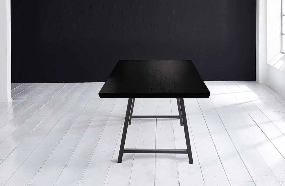Concept 4 You Plankebord – Schweizerkant med Halo Ben, m. udtræk 6 cm 200 x 110 cm 07 = mocca black