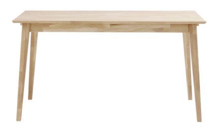 Filippa spisebord – Hvidpigmenteret eg, 140×90