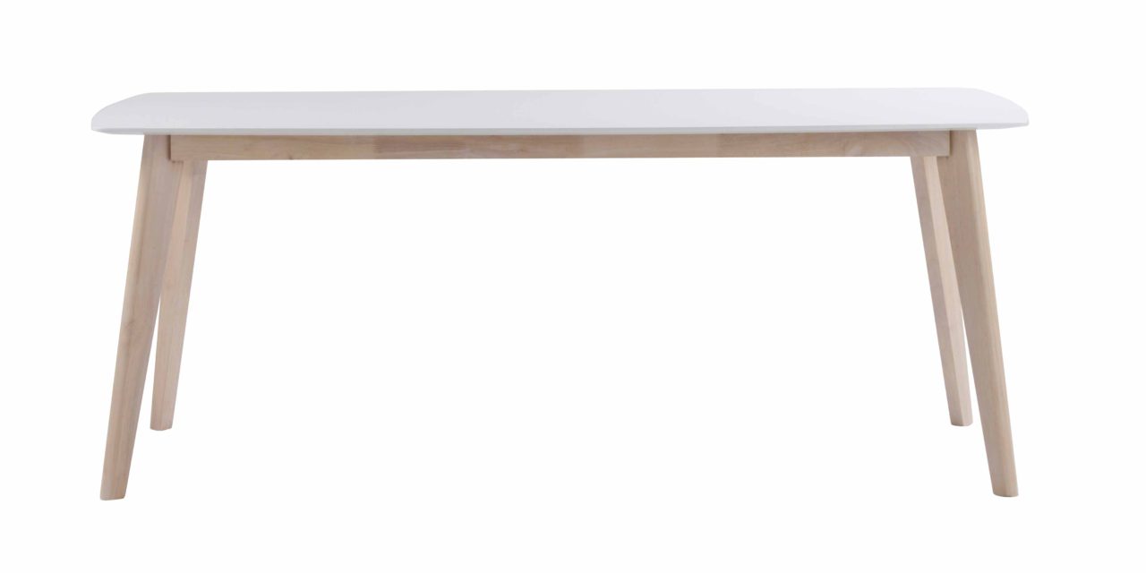Sanna spisebord – Hvidpigmenteret egetræ, 190×90