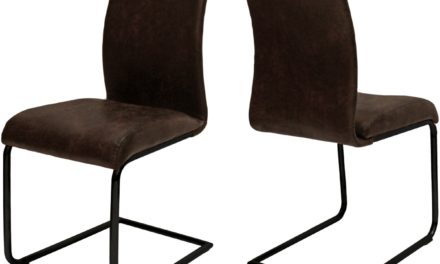 CANETT Clipper spisebordsstol – Mørkebrun
