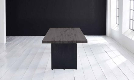 Concept 4 You plankebord – Lige kant med Line ben, m. udtræk 6 cm 200 x 110 cm 07 = mocca black