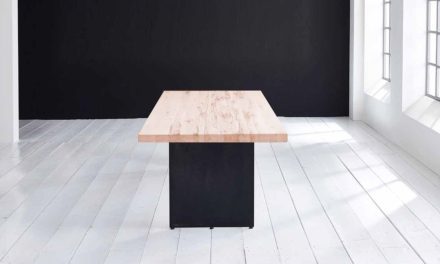 Concept 4 You plankebord – Lige kant med Line ben, m. udtræk 6 cm 280 x 100 cm 03 = white wash