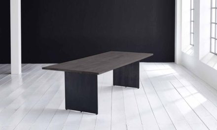 Concept 4 You plankebord – Lige kant med Line ben, m. udtræk 3 cm 220 x 100 cm 07 = mocca black