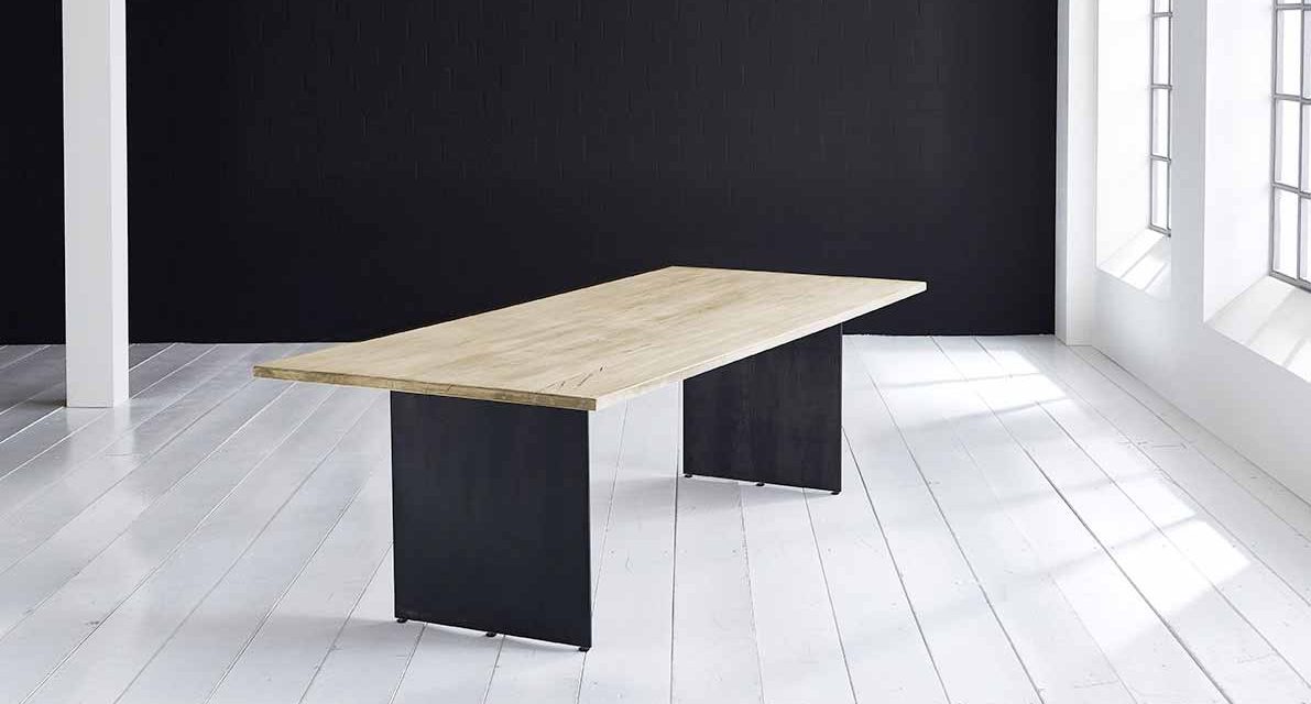Concept 4 You plankebord – Lige kant med Line ben, m. udtræk 3 cm 220 x 100 cm 05 = sand