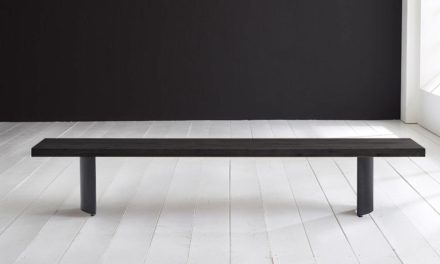 Concept 4 You Spisebordsbænk – Arc-ben 300 x 40 cm 6 cm 07 = mocca black