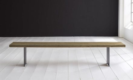 Concept 4 You Spisebordsbænk – Line Ben 220 x 40 cm 6 cm 05 = sand