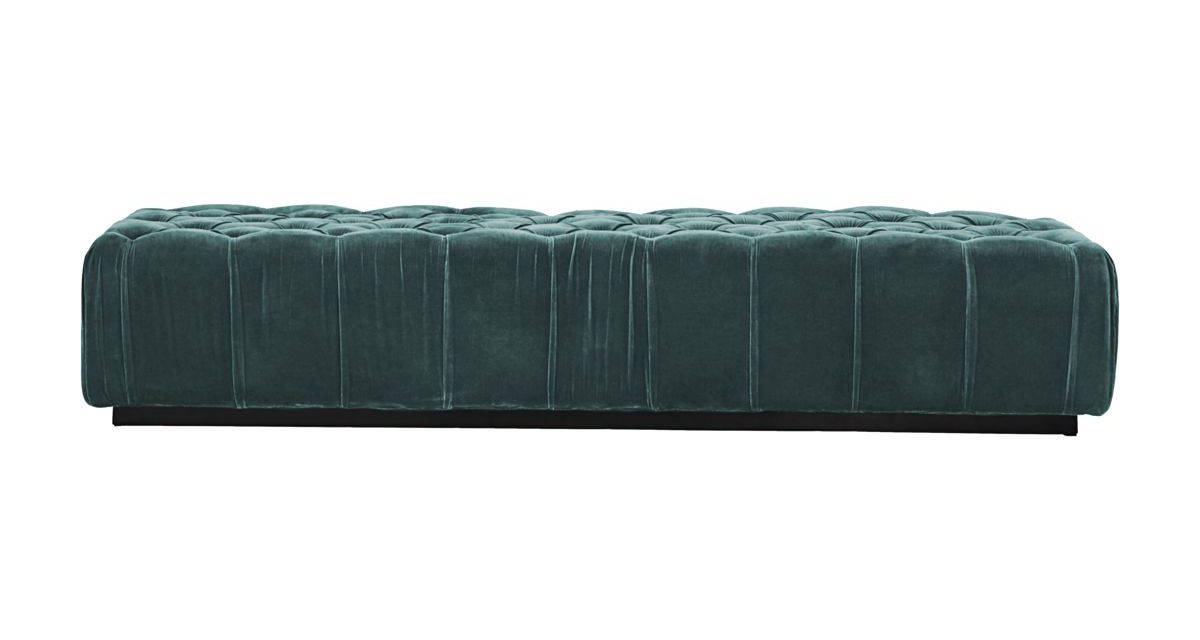 HOUSE DOCTOR Ottoman Velvet Grøn