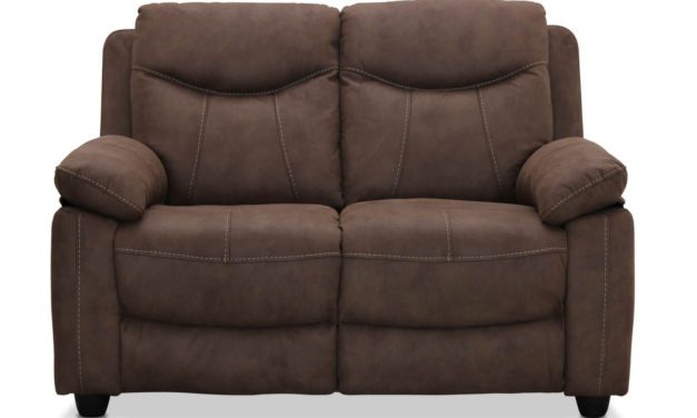Boston 2 personers sofa, brun stof