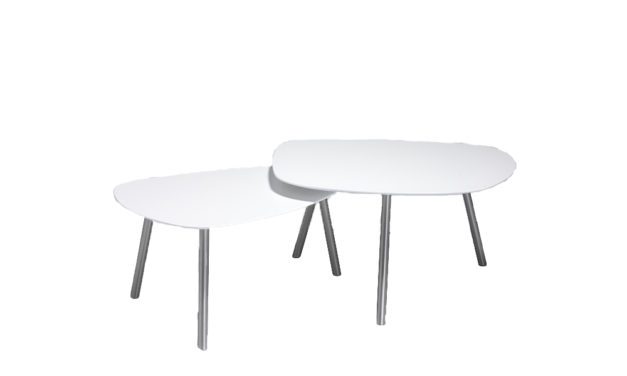 Malou sofabordssæt stor – lille bord: sort. stort bord: hvid: Efter aftale Nicolai