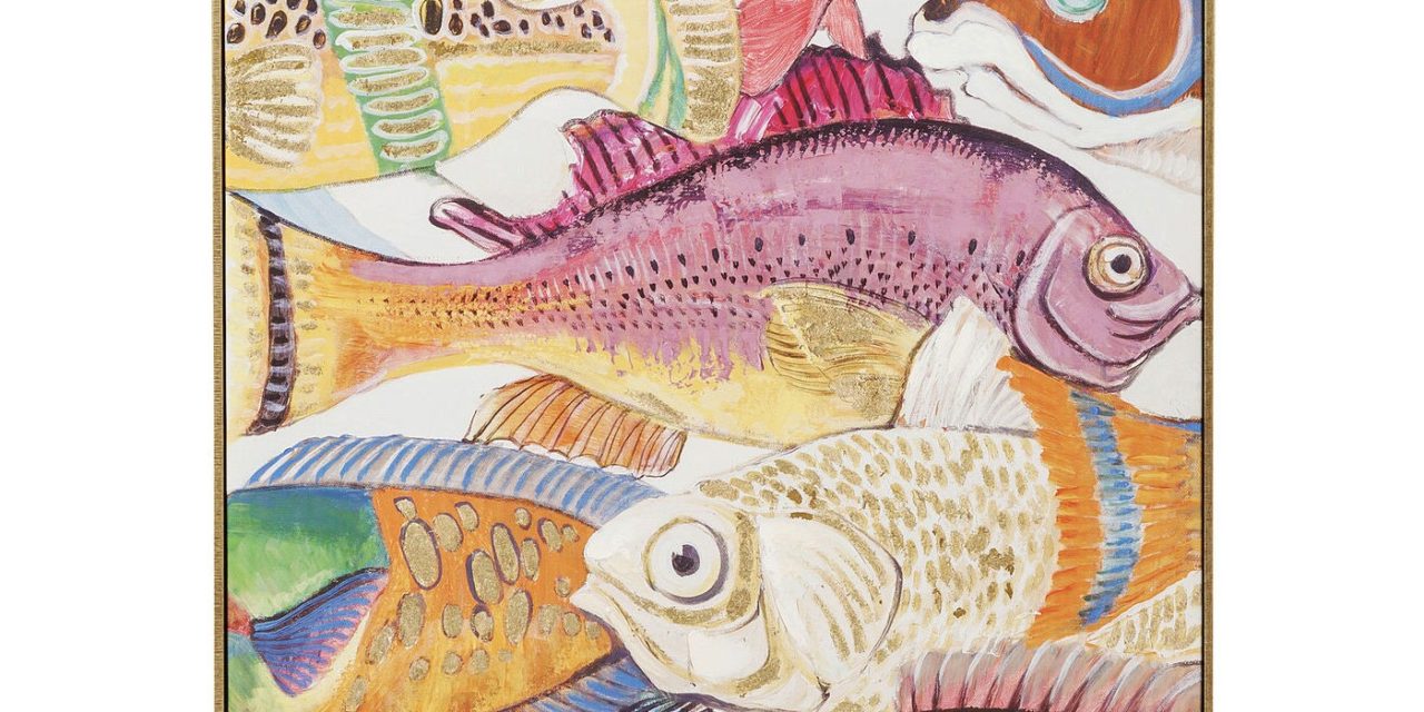 Billede Touched Fish Meeting One 100 x 70 cm