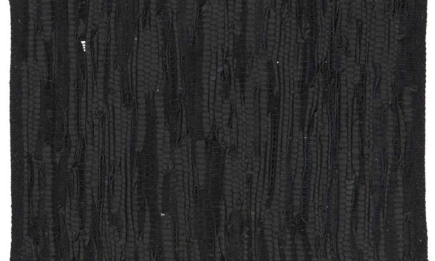 IB LAURSEN Dækkeserviet – sort læder