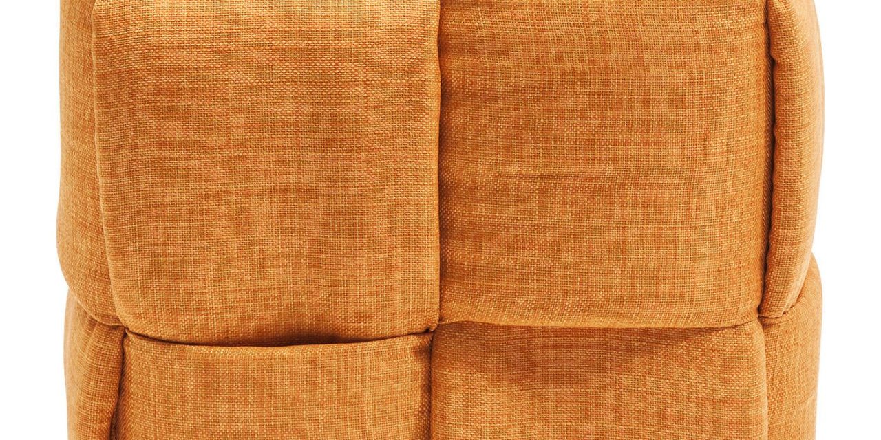 Puf Woven Orange