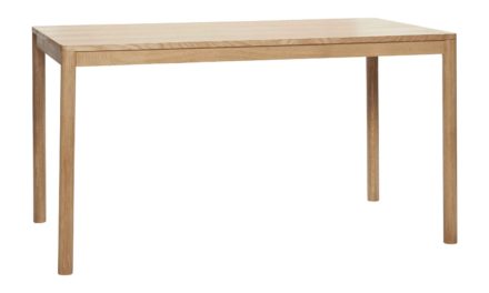 HÜBSCH spisebord – egetræsfinér (140×80)