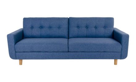 HOUSE NORDIC Artena 3 personers sofa i blåt stof