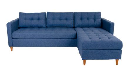 HOUSE NORDIC Marino sofa i blåt stof