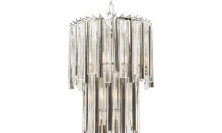 KARE DESIGN Loftslampe, Palazzo Pole Sølv Ø35 cm