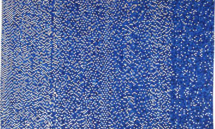 KARE DESIGN Gulvtæppe Pixel Blå 170 x 240 cm