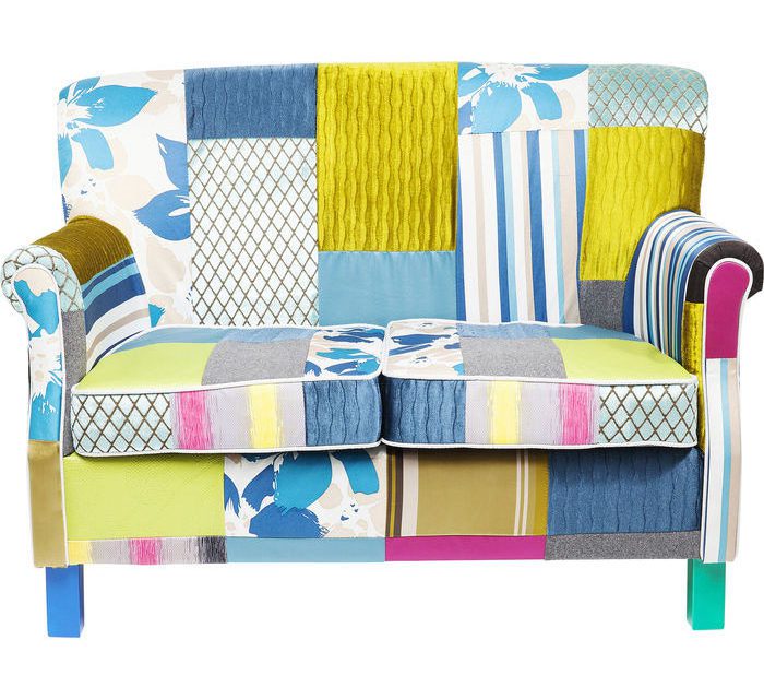 KARE DESIGN Sofa Patchwork Stripes 2-personers