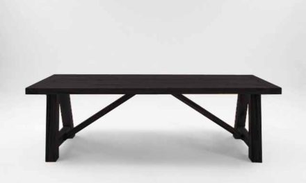 BODAHL Nantes plankebord – Mocca black 260 x 100 cm