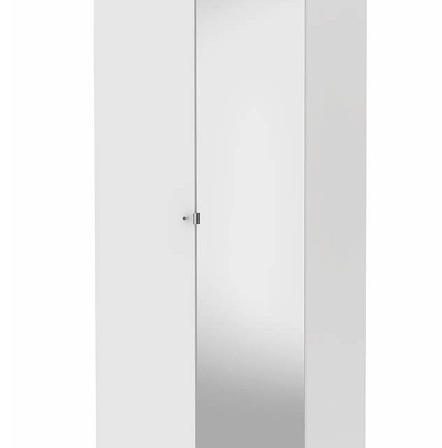 Save garderobeskab (100 cm) med spejllåge