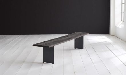 Concept 4 You Spisebordsbænk – Line Ben 220 x 40 cm 3 cm 07 = mocca black