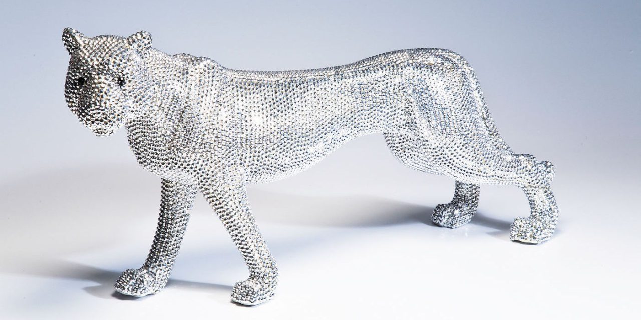 KARE DESIGN Skulptur, Leopard Glitter