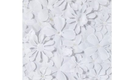 KARE DESIGN Vægdeko, m. Ramme White Flower 120x120cm