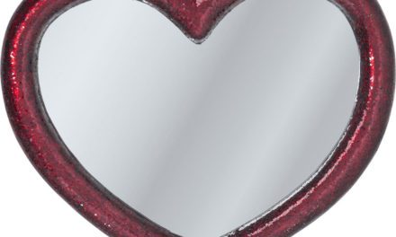 KARE DESIGN Spejl, Mosaik Heart 100x123cm