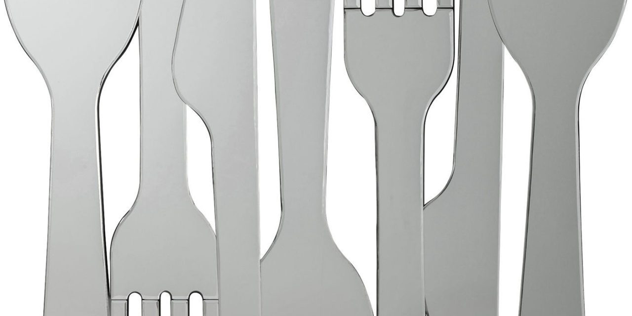 KARE DESIGN Spejl, Cutlery 100x101cm