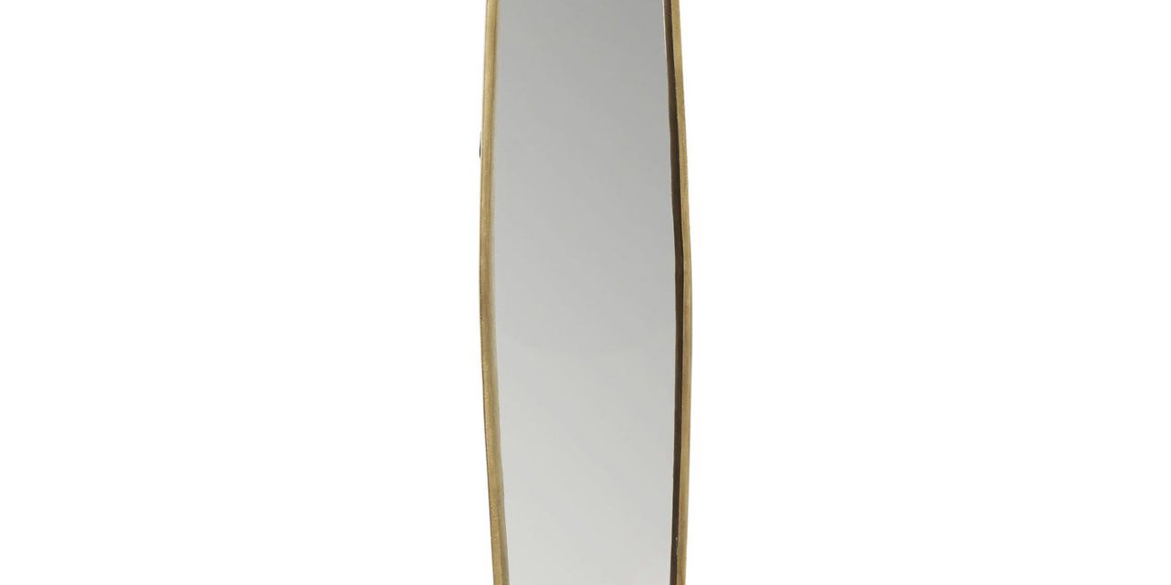 KARE DESIGN Spejl, Clip Brass 177x32cm