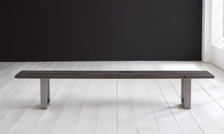 Concept 4 You Spisebordsbænk – Manhattan ben 260 x 40 cm 3 cm 07 = mocca black
