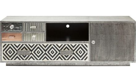 KARE DESIGN Chalet TV-bord – grå/sølv
