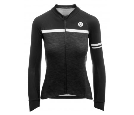 AGU Jersey LS Essential Blend – Dame cykeltrøje – Sort/Grå