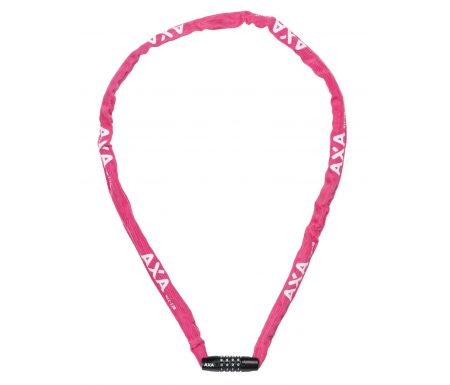 AXA – RIGID – Kædelås til børn – 1200X3,5mm m/kode – Pink