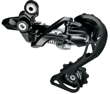 Bagskifter Shimano XT RD-M781-SGS 3 x 10 gear Sort