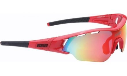 BBB –  Løbe- og cykelbrille Summit – 3 sæt linser – Rød