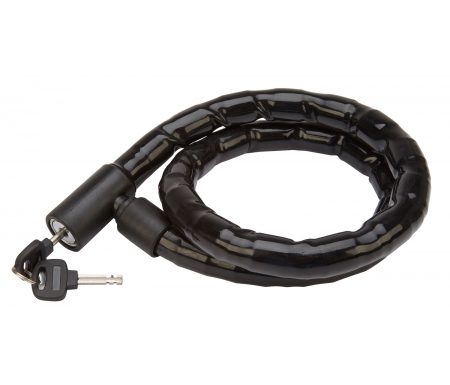Bike Attitude – Kabellås – 22 mm x 100 cm – Sort med nøgle