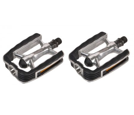 Bike Attitude – Sport pedal – 9/16" – Aluminium sølv/sort