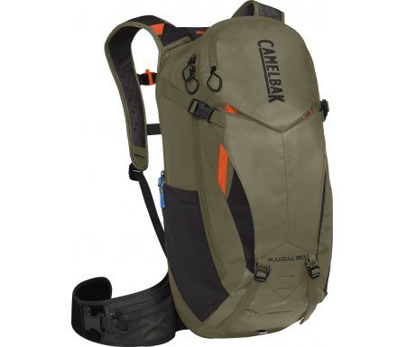 Camelbak K.U.D.U. – Rygsæk 20L med rygbeskyttelse – Str. S/M – Oliven/Orange