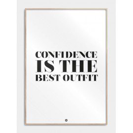 Confidence plakat fra Citatplakat