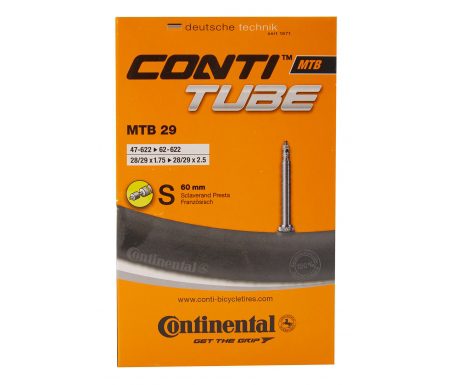 Continental MTB 29 – Cykelslange – Str. 29"x1.75-2.50" (47-62×622) – 60 mm racerventil