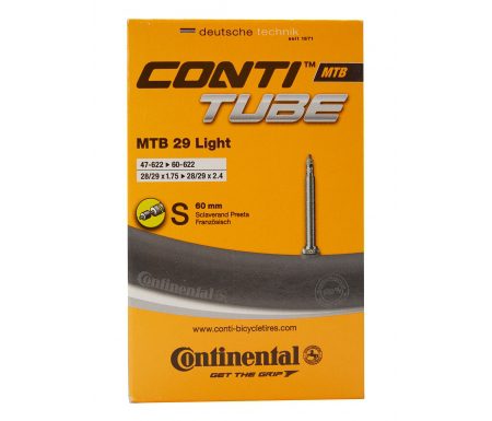 Continental MTB 29 Light – Cykelslange – Str. 29"x1.75-2.40" – 60 mm racerventil