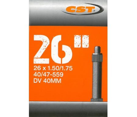 CST Slange – 26 x 1,50-1,75 – Almindelig ventil