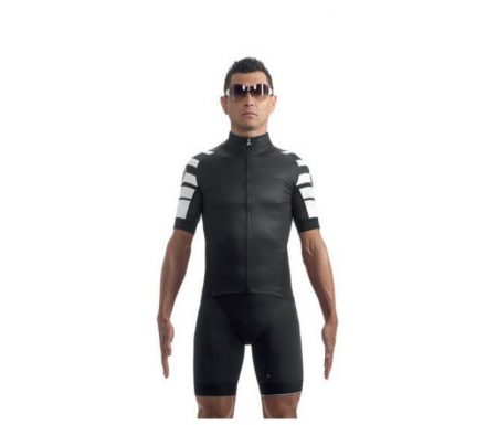 Cykeltrøje Assos SS Cento Sort/Hvid