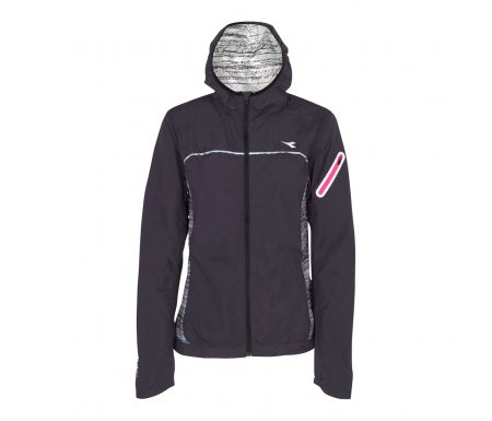 Diadora – L. Wind Jacket Win – Løbejakke – Dame – sort