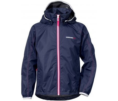 Didriksons Vivid Girls Jacket – Vandtæt børnejakke – Navy