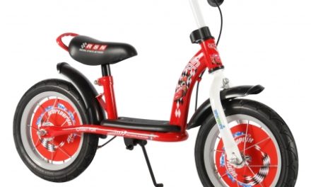 E & L Disney Cars – Løbecykel – Rød/hvid – 12"