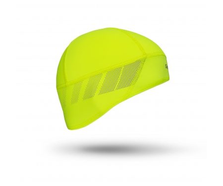 GripGrab Windproof Hi-Vis Skull Cap – Hjelmhue 5037 – Neon gul