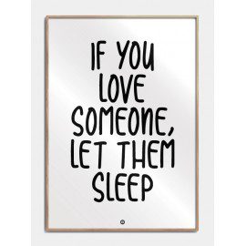 If you love someone plakat fra Citatplakat