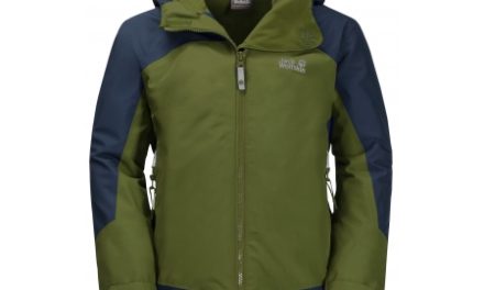 Jack Wolfskin B Akka 3in1 JKT – Vandtæt 3i1 børnejakke – Grøn